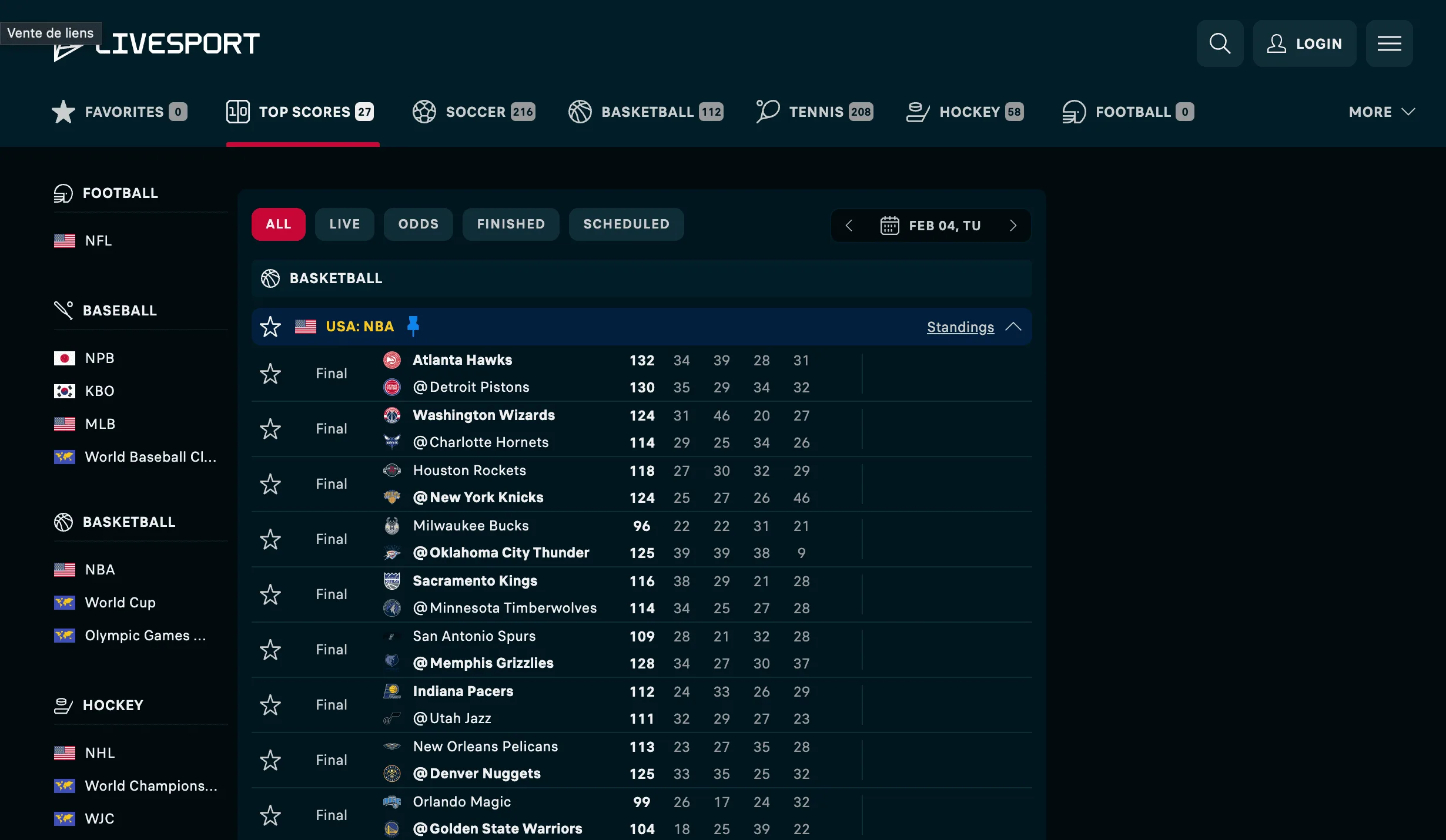 LiveSport : La nouvelle adresse en Mars 2025