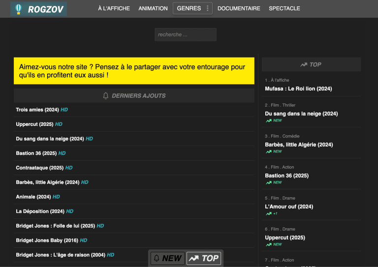 rogzov : La nouvelle adresse