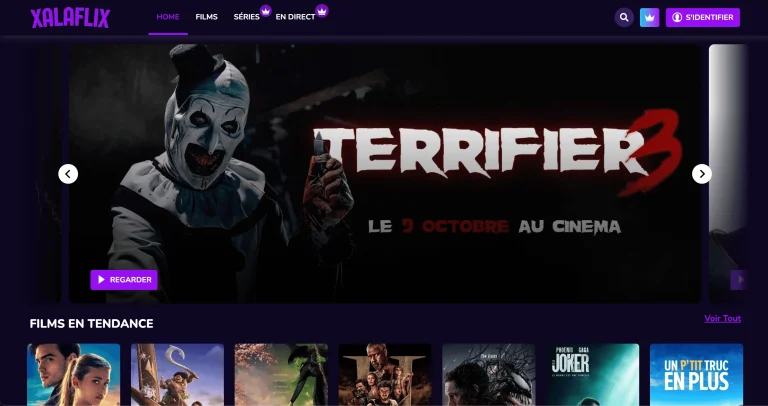 Xalaflix Fr est une plateforme de streaming dédiée au visionnage de films, séries, et contenus exclusifs en ligne..