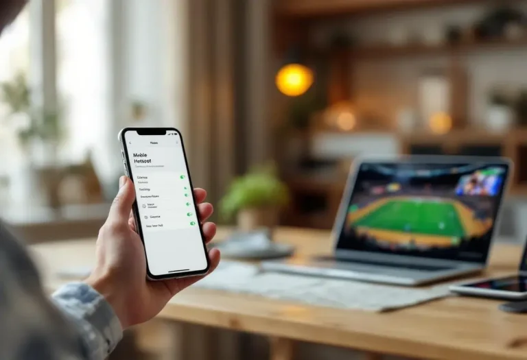 comment faire un partage de connexion sur samsung